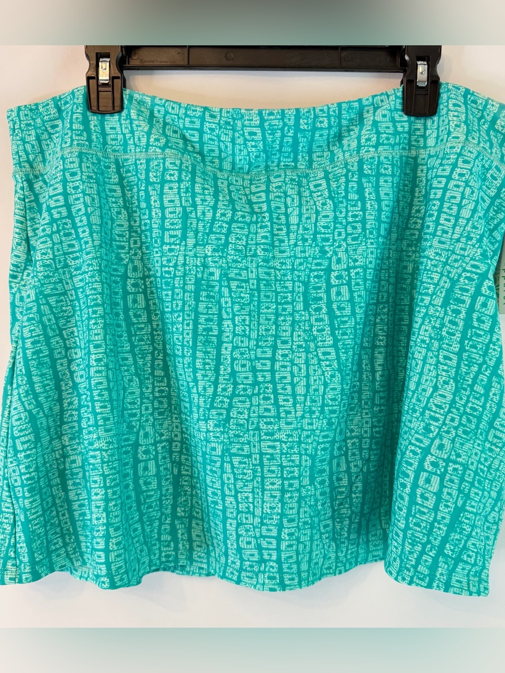 Southwind Apparel Skort Womens XXL Seaglass Pattern Elastic Beachwear UPF 50 NWT